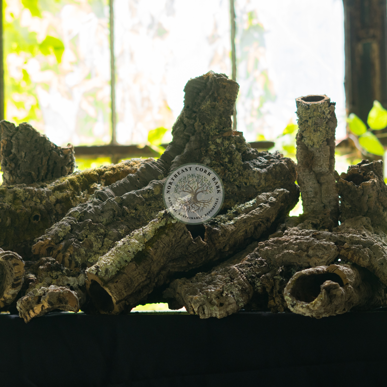 Premium Small to Medium Natural Cork Bark Rounds and Tubes for Reptiles, Vivariums, and More.
